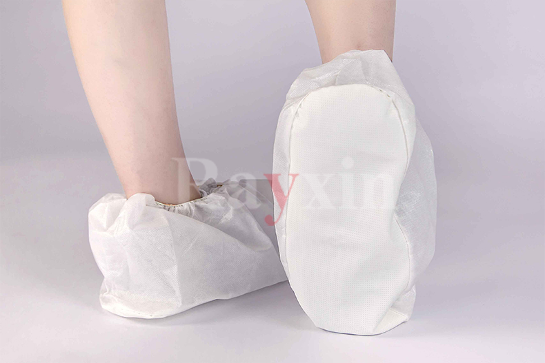 shoe cover with PVC sole 